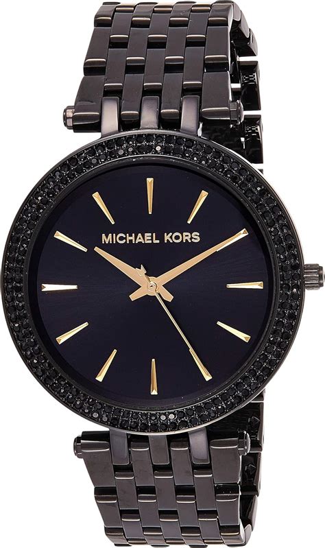 michael kors black female watch